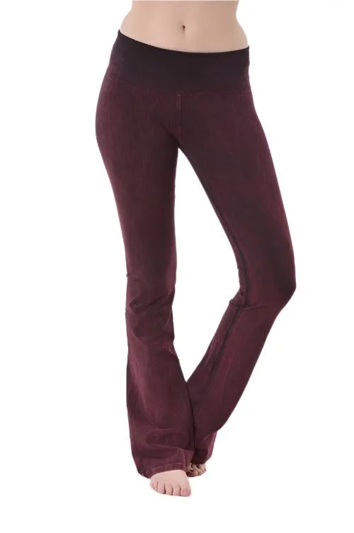 Last Chance Sale T-Party Fold Over Mineral Washed Yoga Pants CJ7477